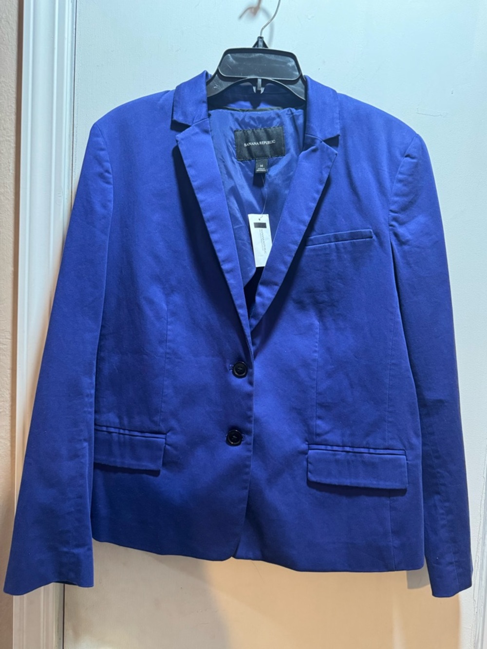 NWT Banana Republic Women’s Cotton “Boy”Blazer In Size 14
